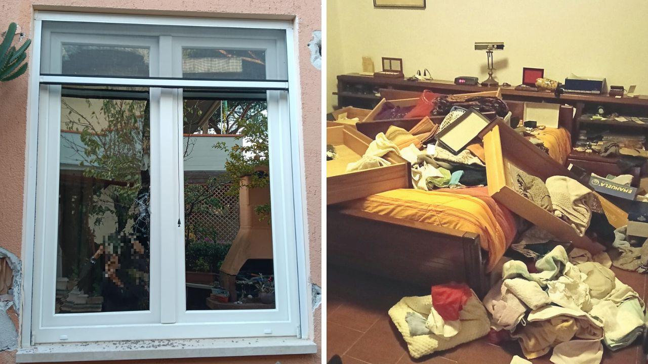 La finestra e la camera a soqquadro