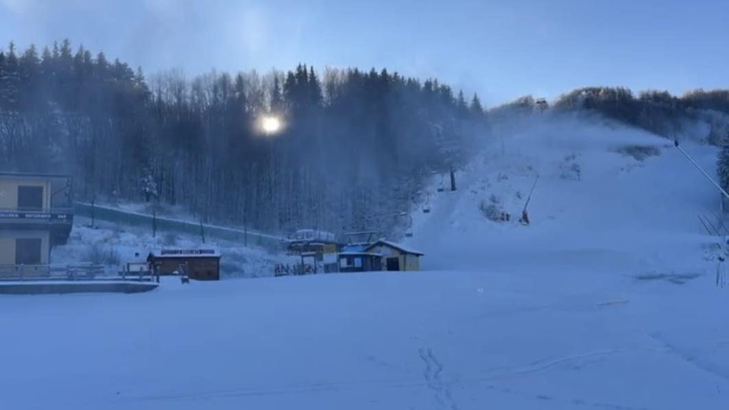 Passo del Lupo imbiancato