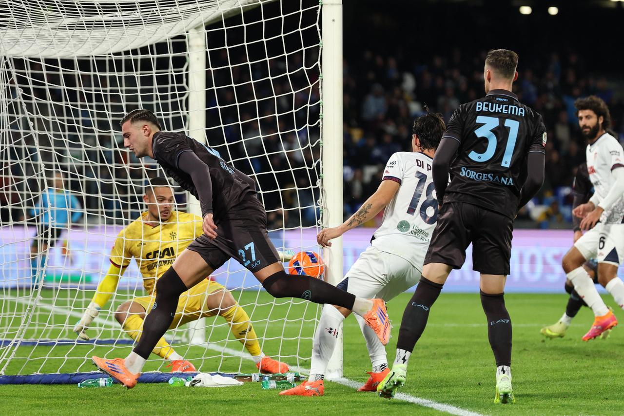 
	Il gol di Lucca che ha sbloccato la gara

