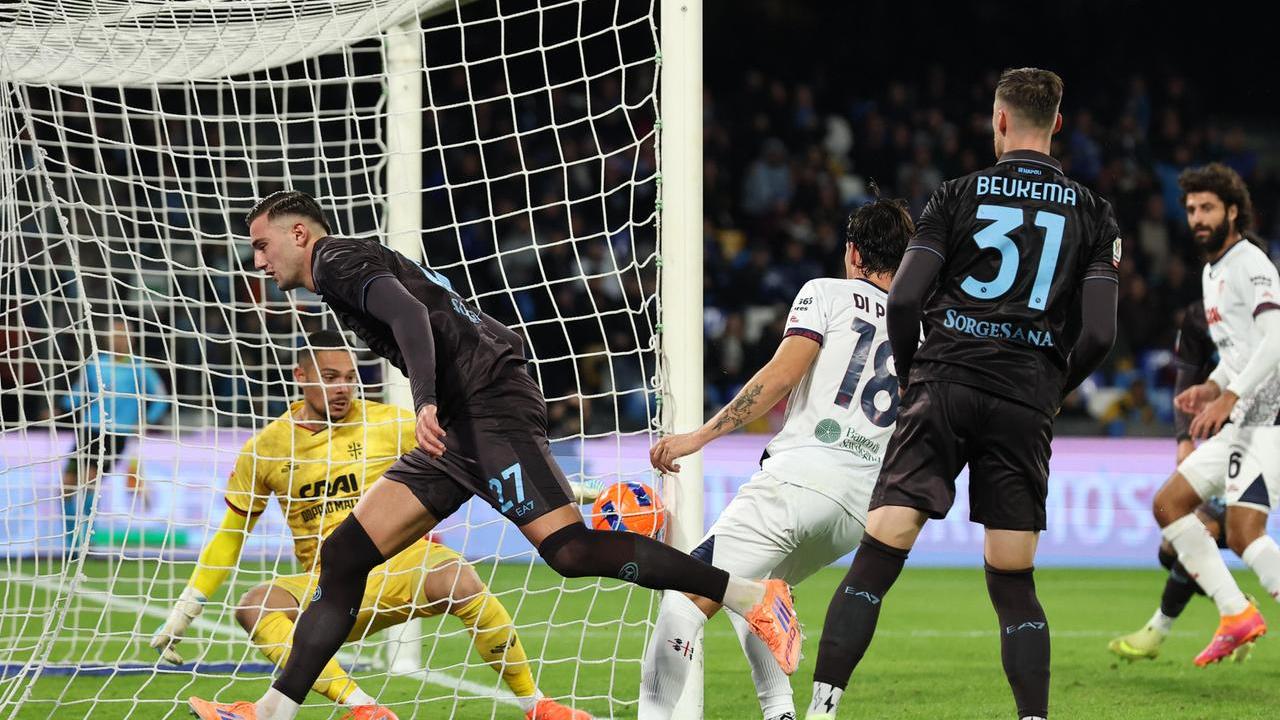 Il gol di Lucca che ha sbloccato la gara