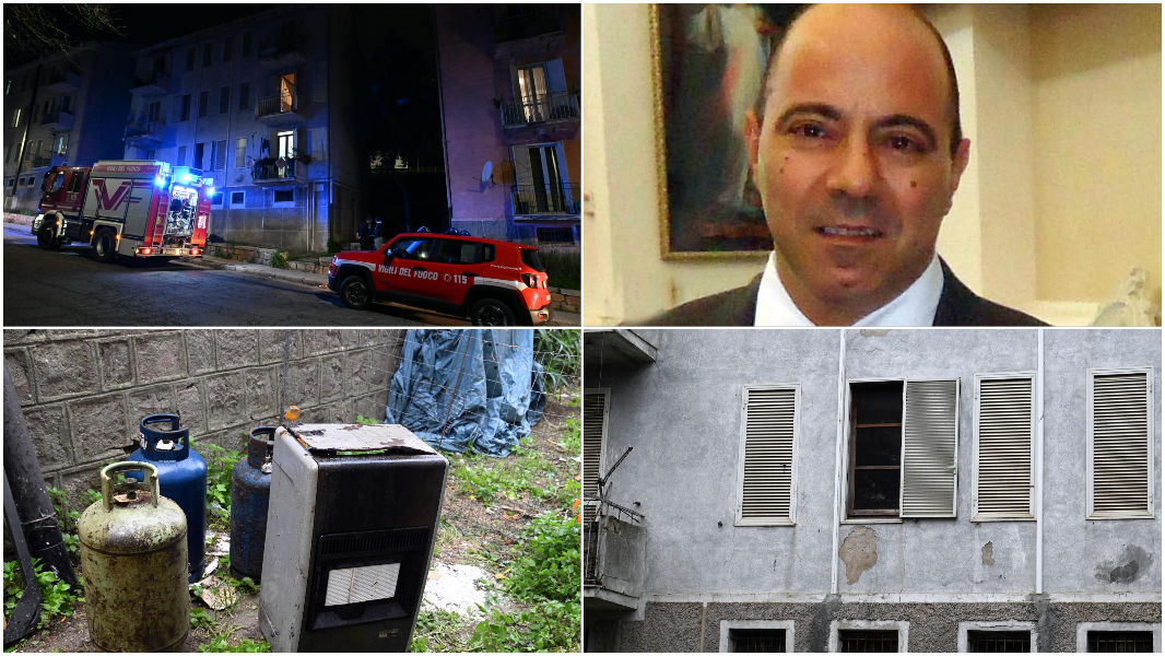 
	La vittima e la casa dove si &egrave; verificato l'incendio nelle foto di Massimo Locci

