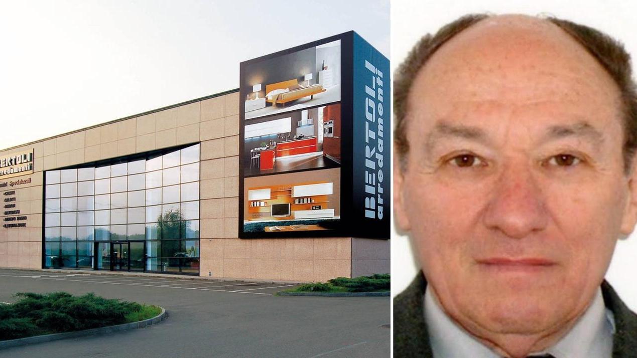 Bertoli Arredamenti in via Emilia Est e Mauro Bertoli