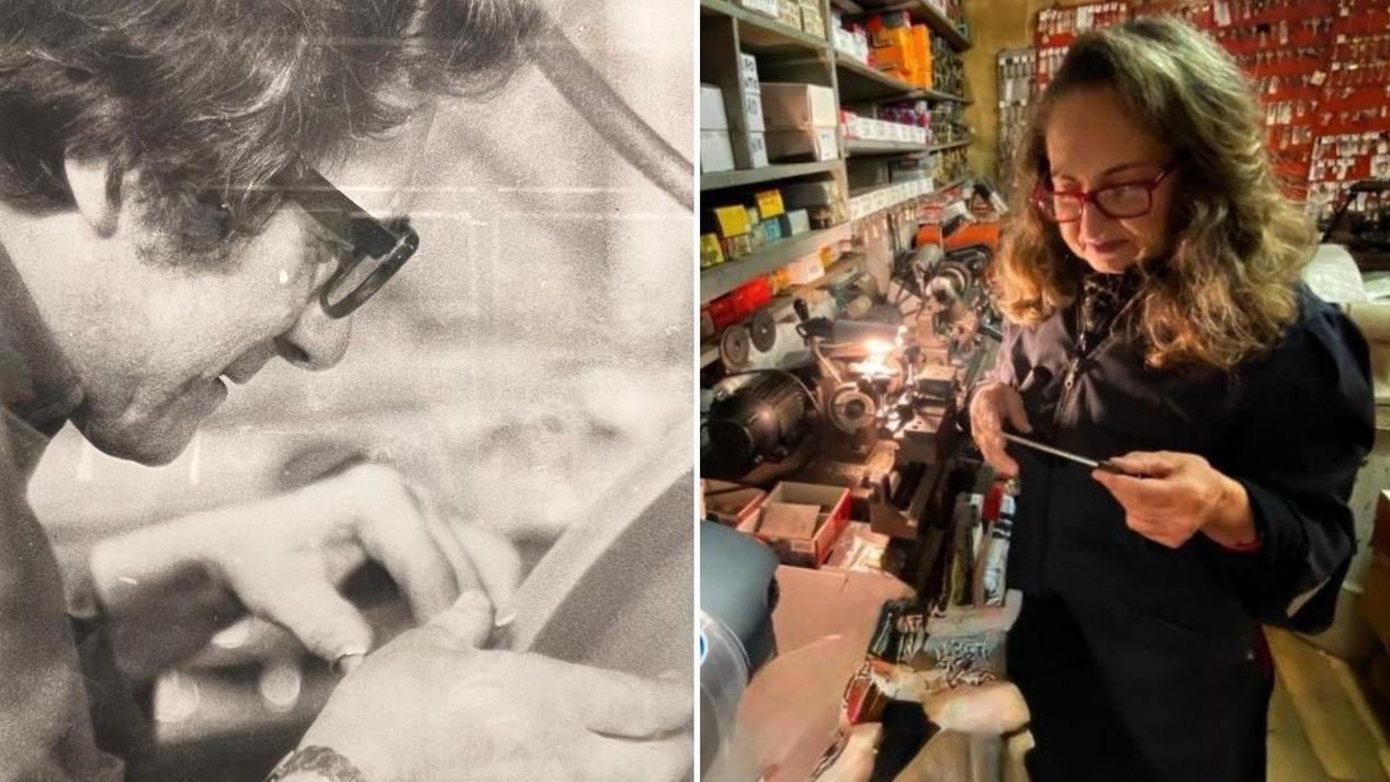 Carlo Barbieri e la figlia Lorella