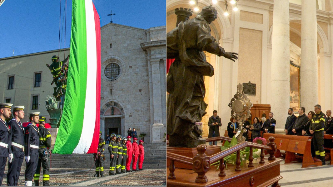 Santa Barbara, i vigili del fuoco celebrano la patrona a Cagliari con la Marina e gli studenti