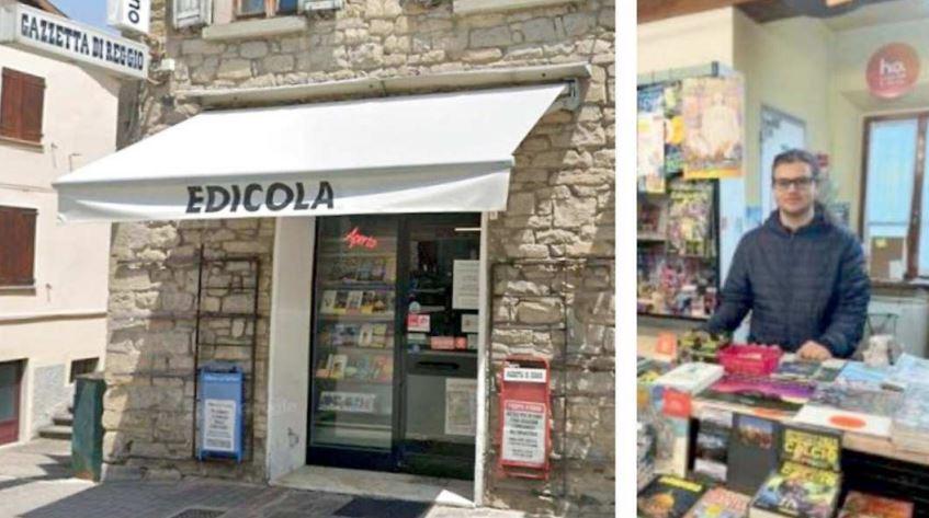Davide a 19 anni salva l’edicola di Castelnovo Monti: «Qui nasce la comunità»