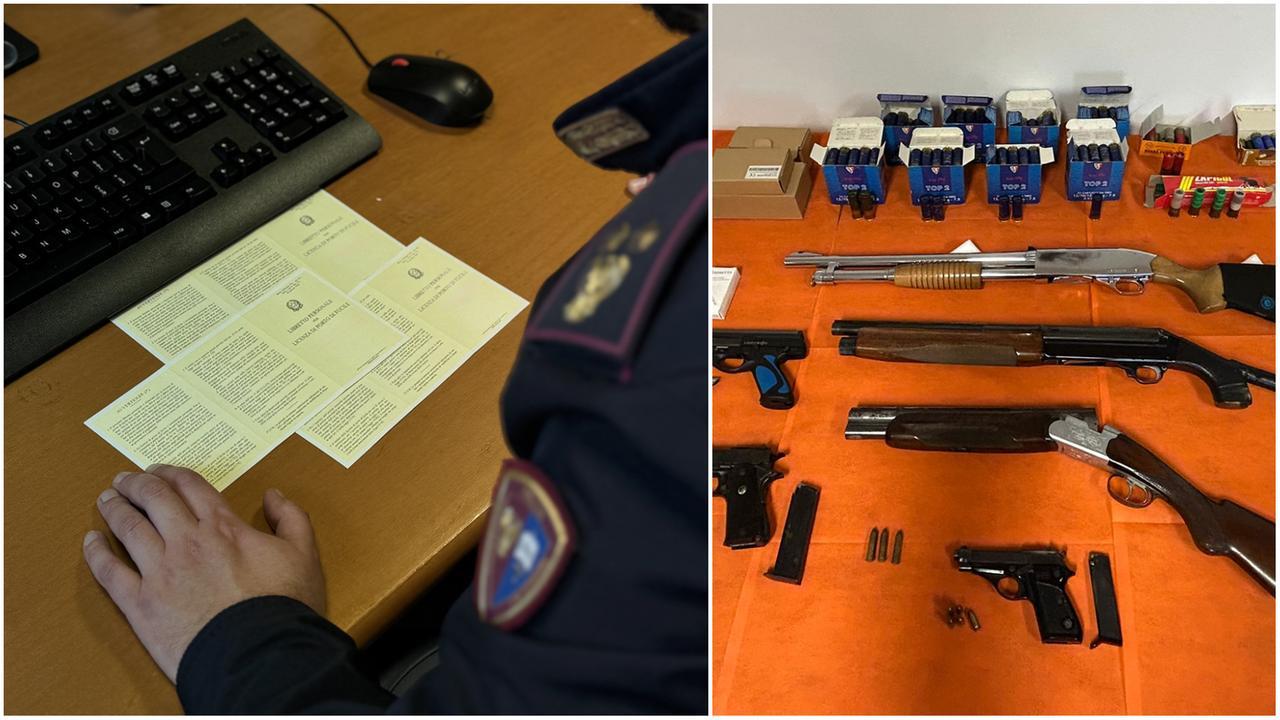 Armi in casa senza certificato: più di 400 ritirate a Modena, scattano le segnalazioni