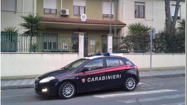 La caserma dei carabinieri di Dolianova