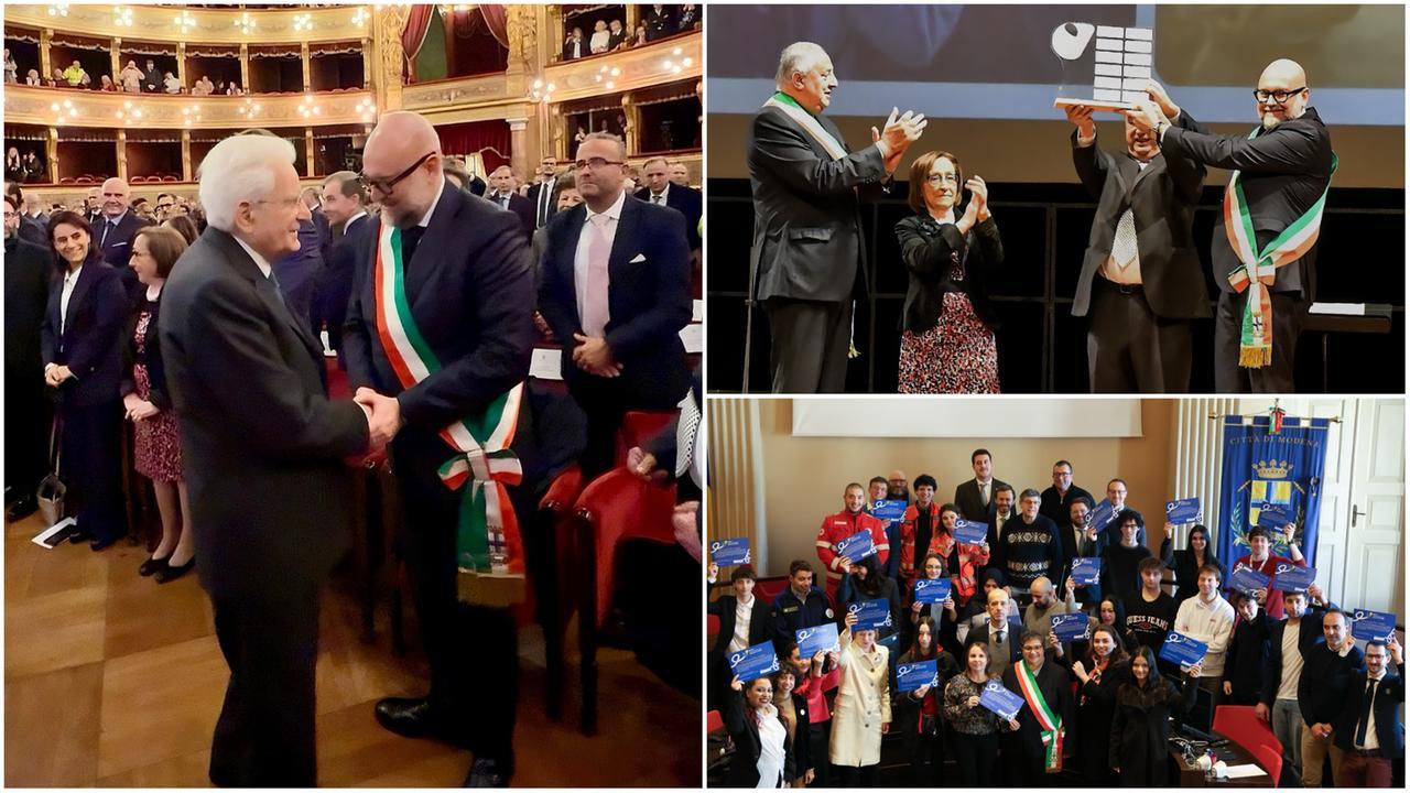 Modena Capitale del Volontariato 2026: Mattarella consegna il testimone al sindaco Mezzetti