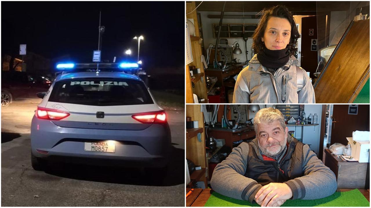 Rapina armata in gioielleria a Portile: «Era travestito da anziana, colpo da 100mila euro»