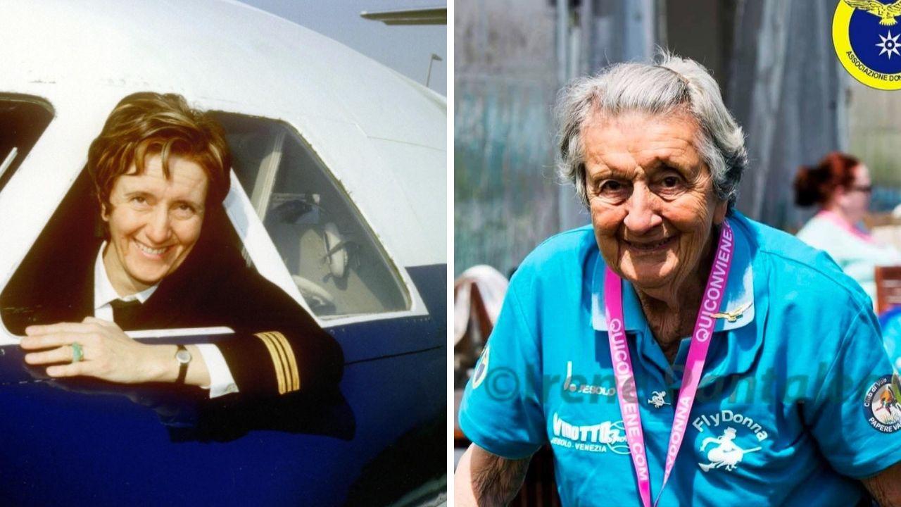 Fiorenza de Bernardi è stata la prima pilota di linea d'Italia (Foto Facebook / Associazione Donne dell'Aria)