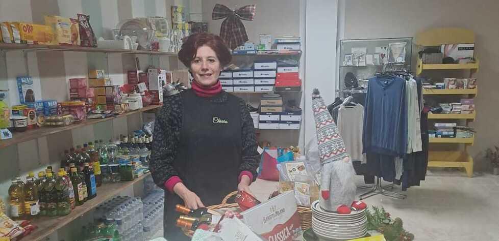 
	Chiara Filippi nel suo emporio aperto il 25 ottobre scorso

