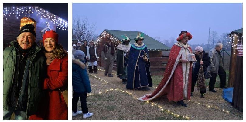 Dopo la tavolata da Guinness, l’aia di Laurenti Marastoni diventa un presepe vivente