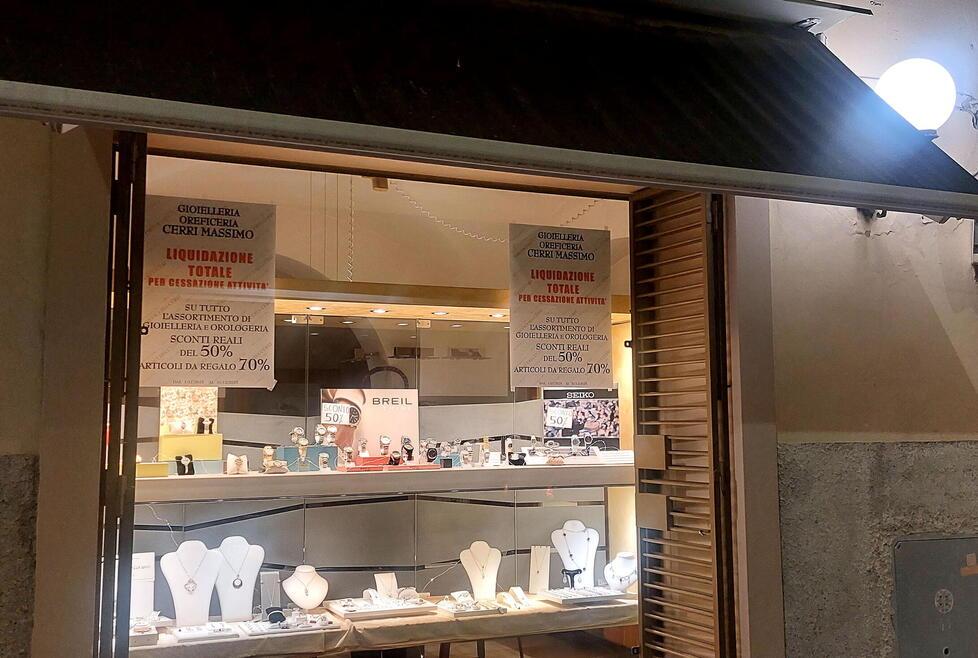 La vetrina dell'attività