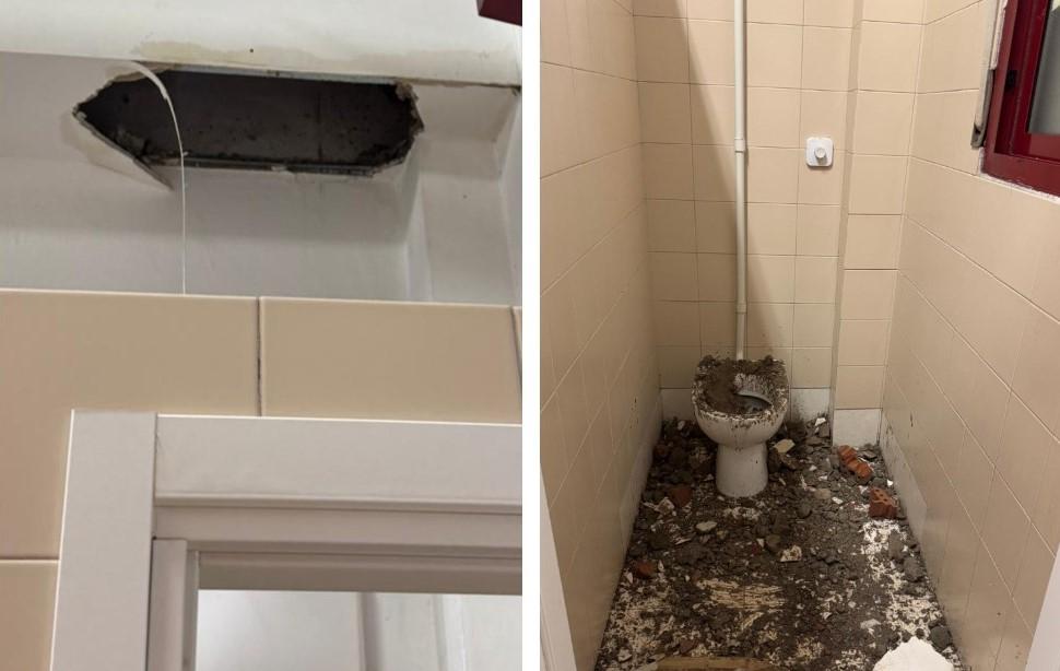 
	Il crollo del controsoffitto

