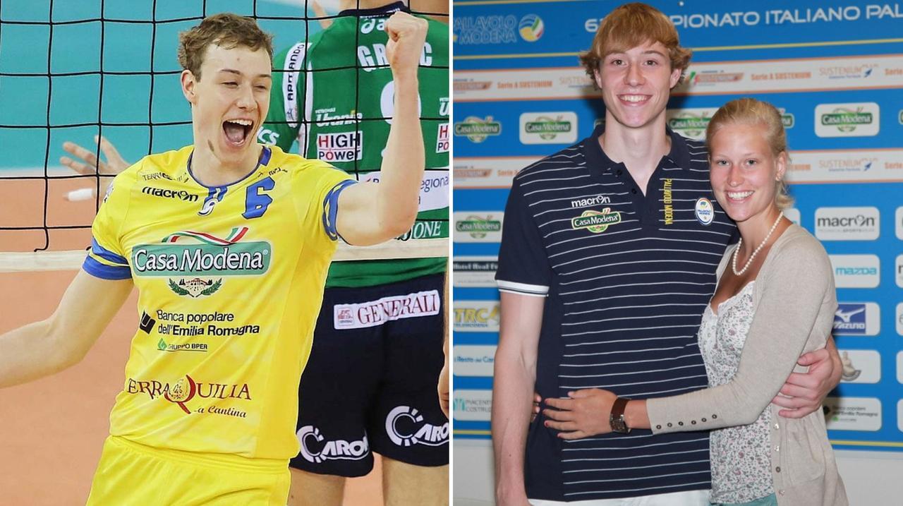 
	Sam Deroo ai tempi di Modena: in campo e con la moglie Hanne

