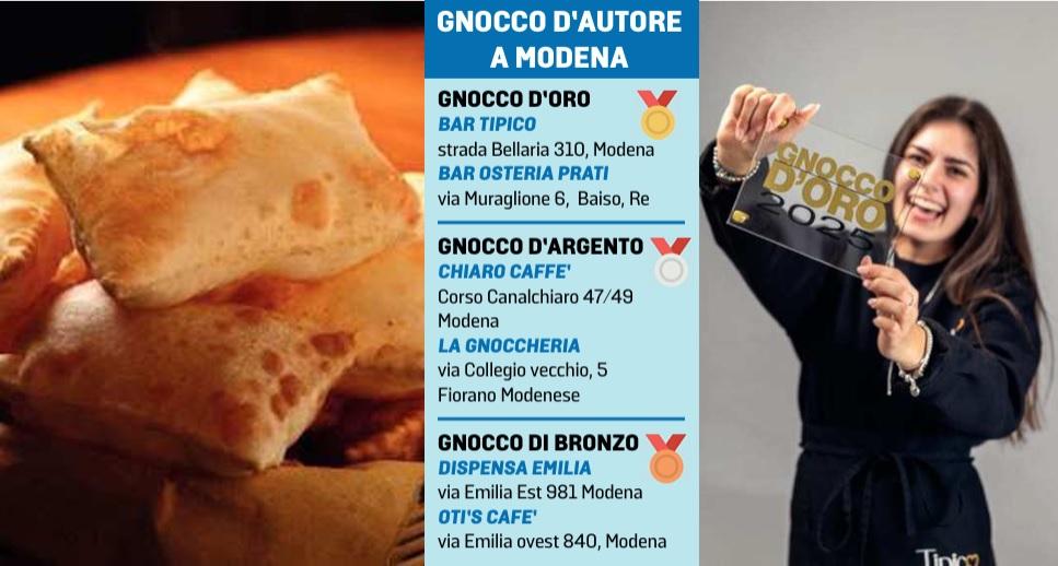 Gnocco d’Oro, il bar Tipico di Modena al top: la mappa del “fritto” di qualità