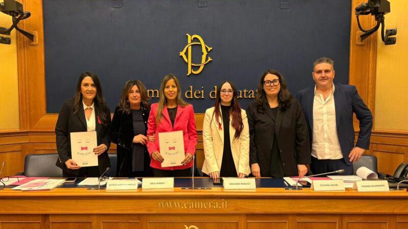 La presentazione del progetto nella sala stampa della Camera dei Deputati