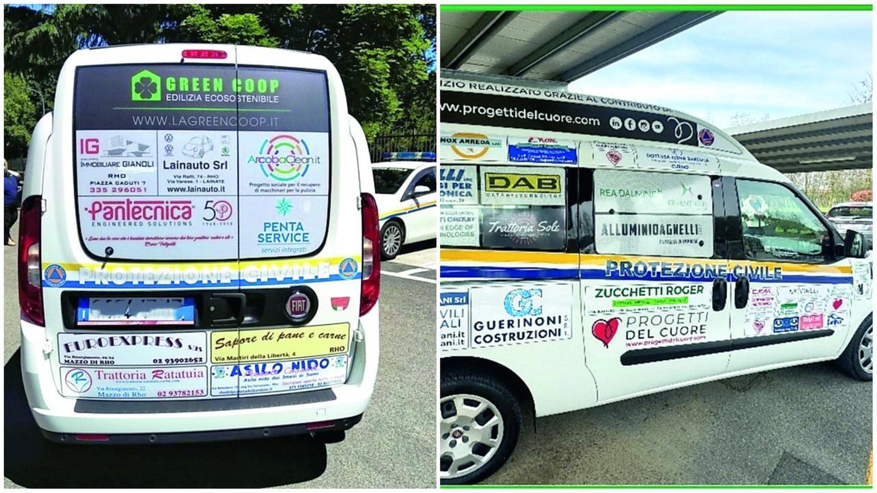 Furgoni del volontariato tappezzati di pubblicità: «Sono fuori legge. Facciamo causa»