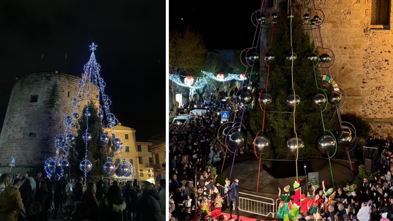 Alghero, l’albero di Natale divide. I Riformatori: «Chiamiamolo Sfigalbero, può diventare famoso come Spelacchio»