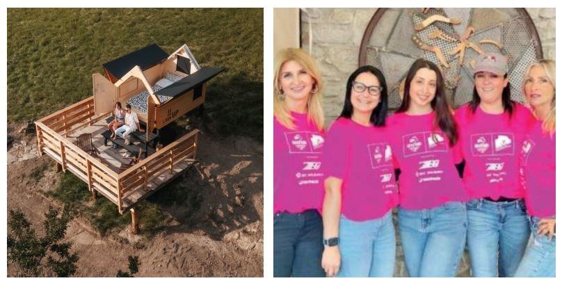 
	La Starsbox dell'hotel e accanto lo staff al femminile

