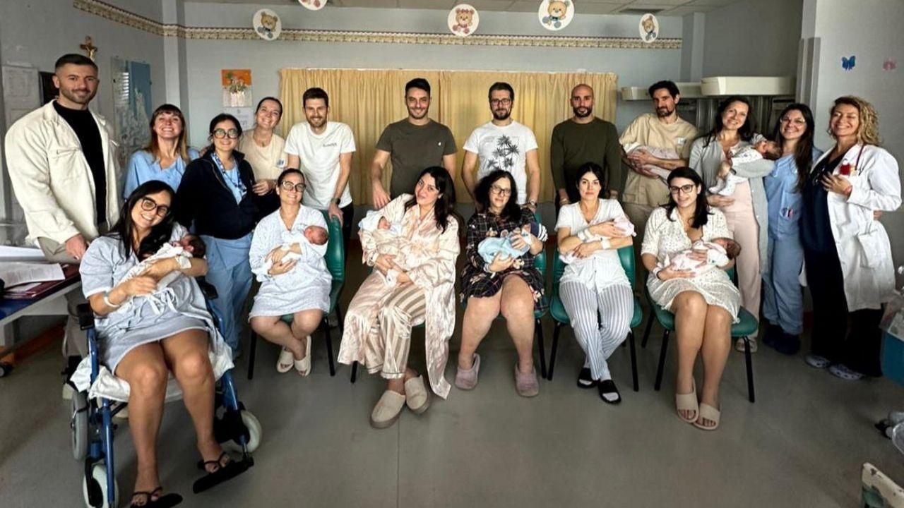 
	I piccoli con i genitori

