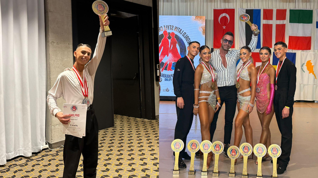 Oro e argento, Luca Sechi brilla ai Campionati mondiali di danza sportiva