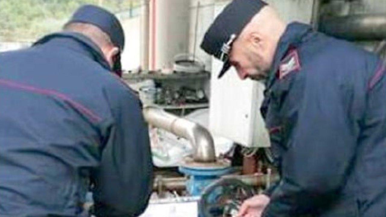 L’apposizione dei sigilli a Terrarossa nel novembre 2022<br />
