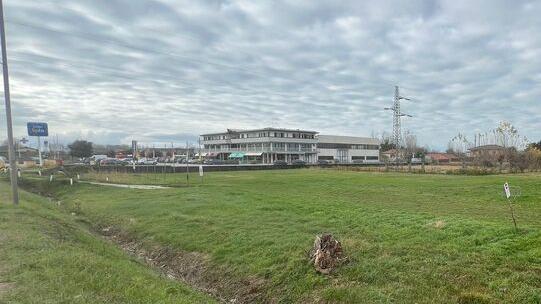 Una veduta del terreno