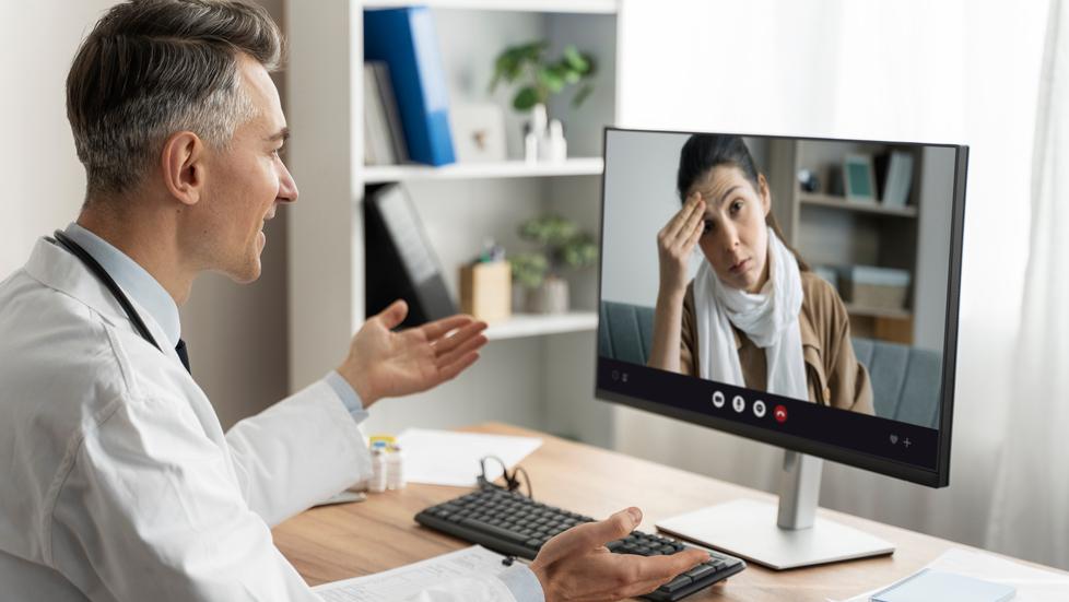 La telemedicina (foto di repertorio)