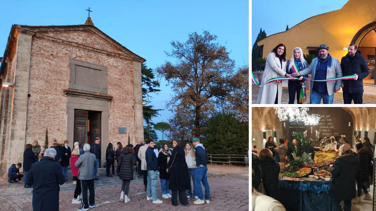 Alcuni momenti dell’avvio per la nuova gestione di ristorante e B&B a Santa Maria a Monte