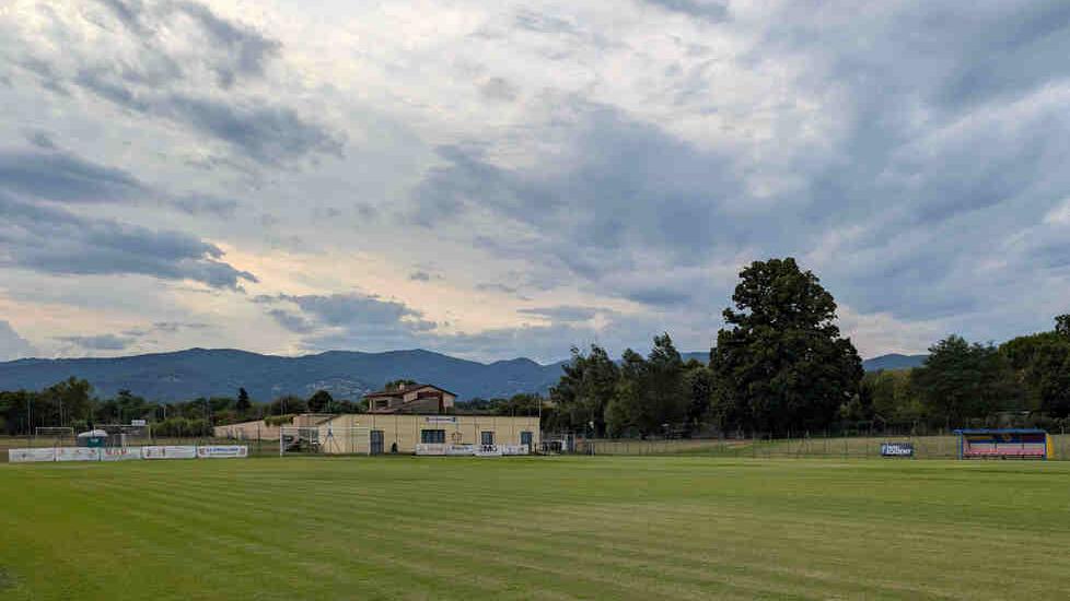 Il campo Edy Morandi tra i pochi a presentare un bel campo in erba naturale