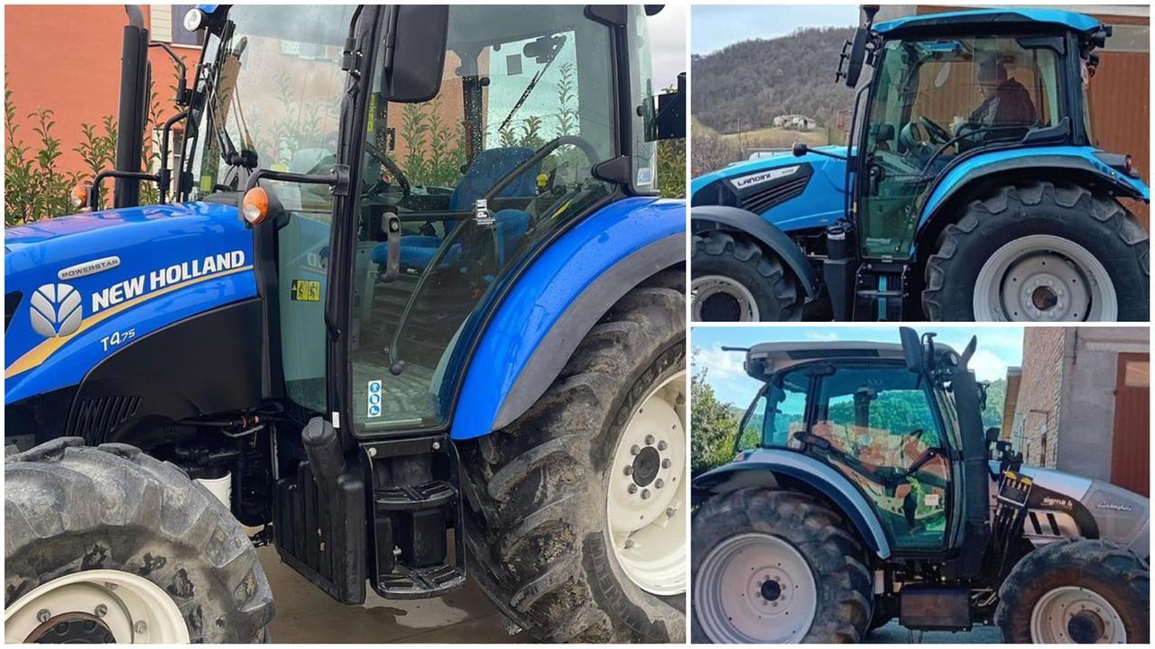 
	Uno dei 4 New Holland, il Landini e il Lamborghini rubati

