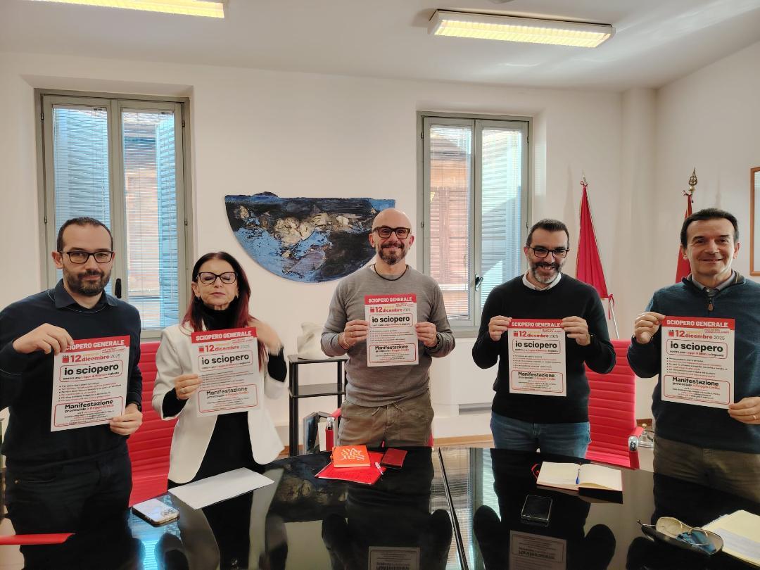 Sciopero generale del 12 dicembre, a Reggio Emilia il corteo partirà dalla via Emilia