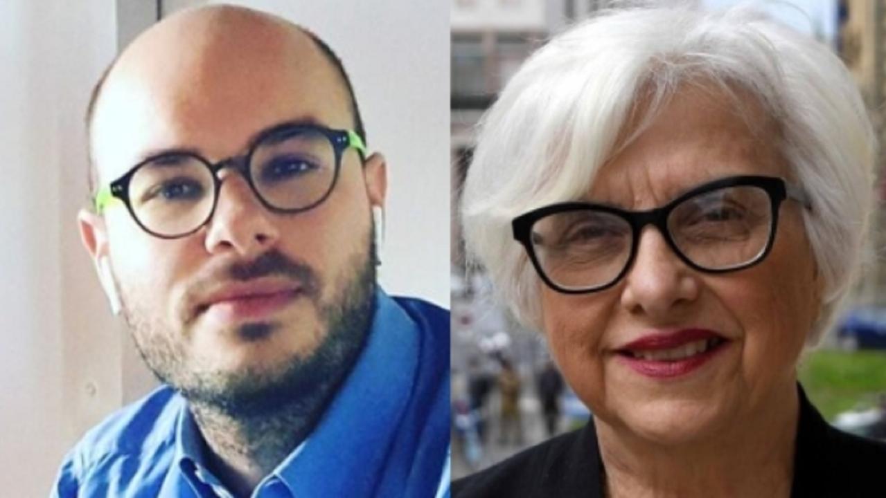 A sinistra il consigliere comunale di FdI Alessandro Perini. A destra la dirigente di Forza Italia Elisa Amato