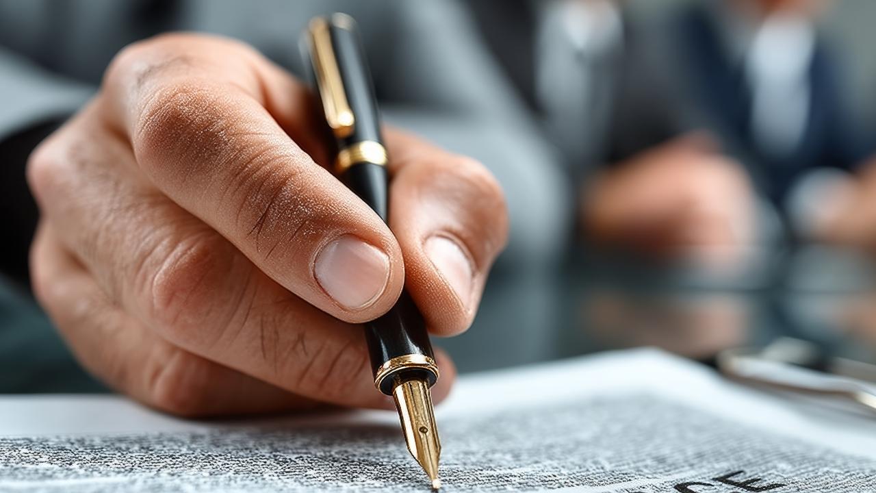 L'uomo voleva vendere una penna