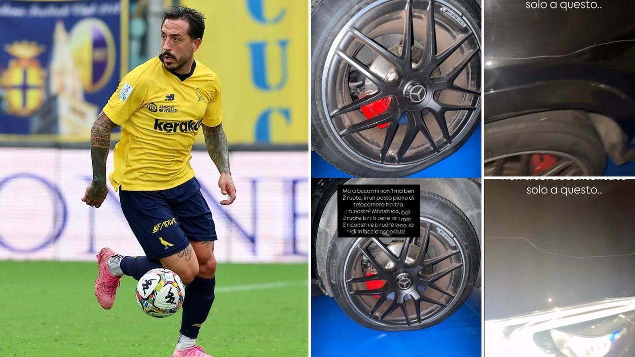 Di Mariano e le foto dell'auto vandalizzata