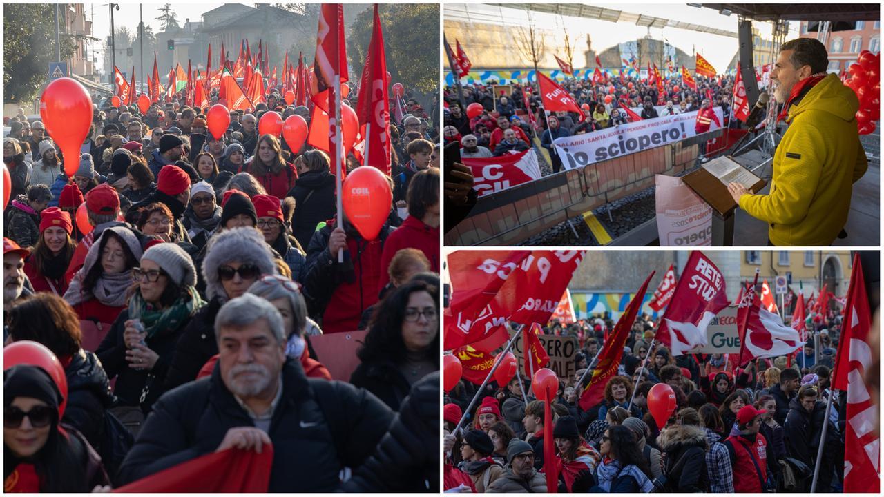 La manifestazione della Cgil negli scatti di Luigi Esposito