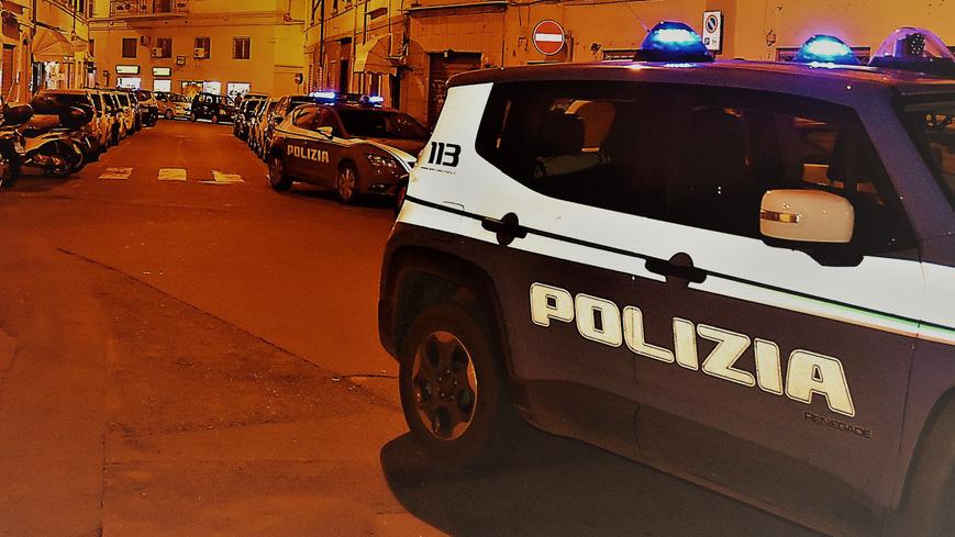 Sul posto gli agenti della polizia (foto d'archivio)