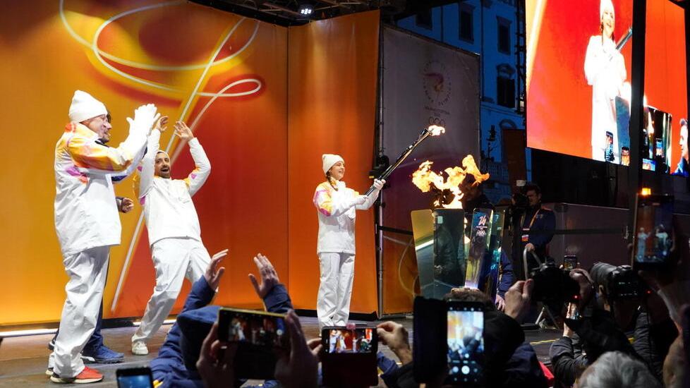 Un momento della cerimonia (foto Stick)