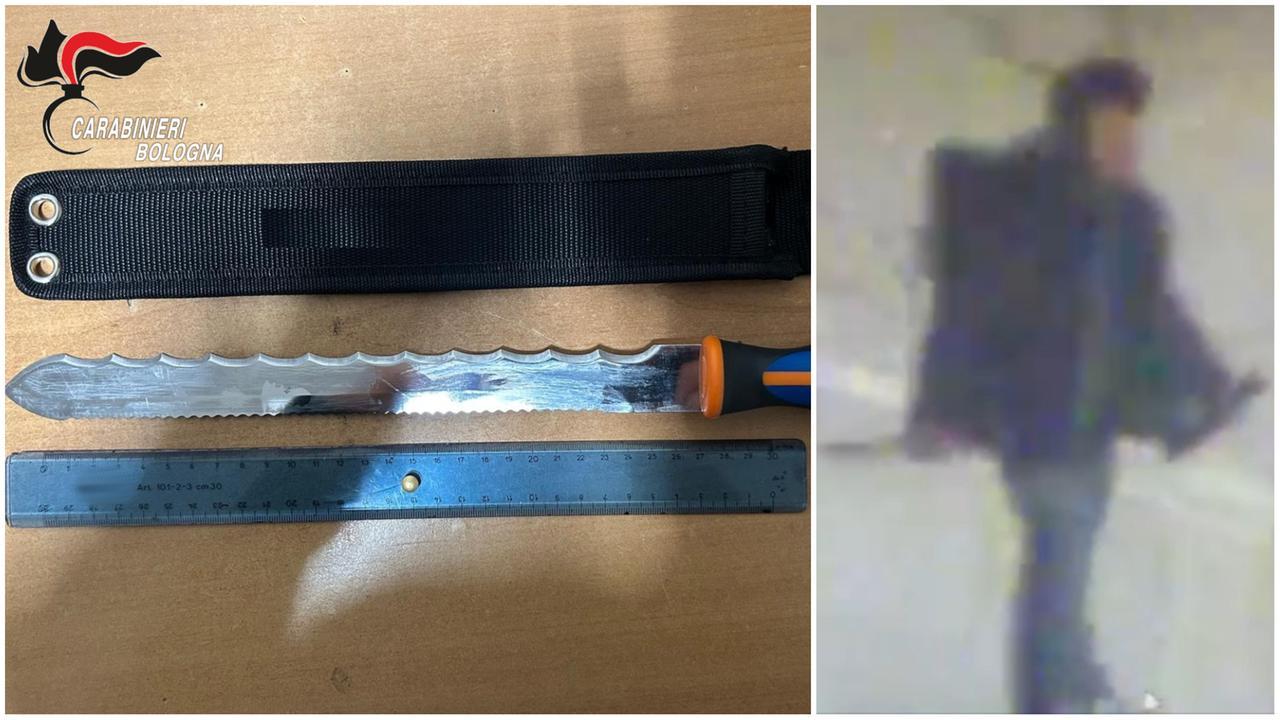 Il coltello e il 38enne