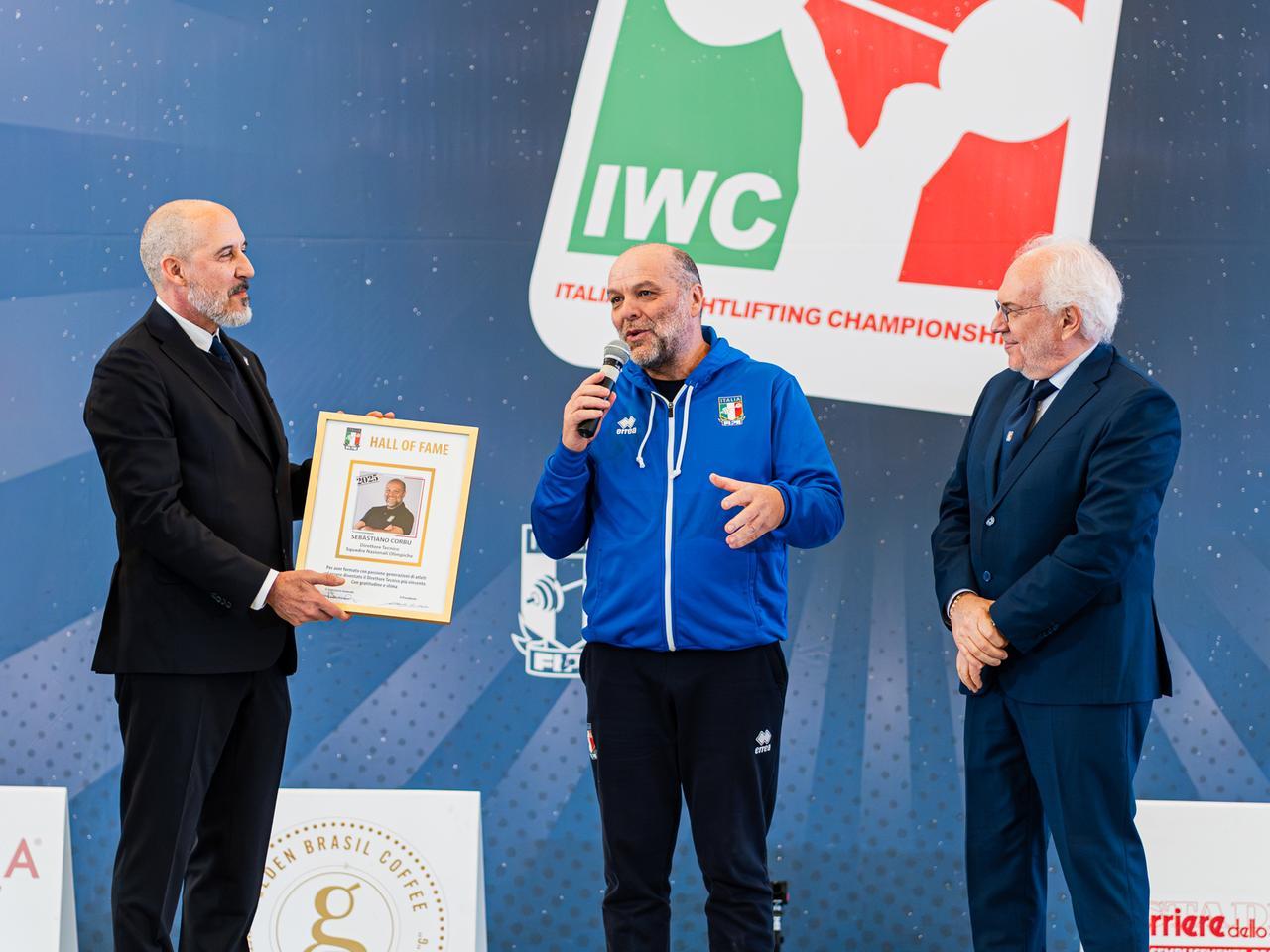 Sebastiano Corbu nella Hall of Fame FIPE