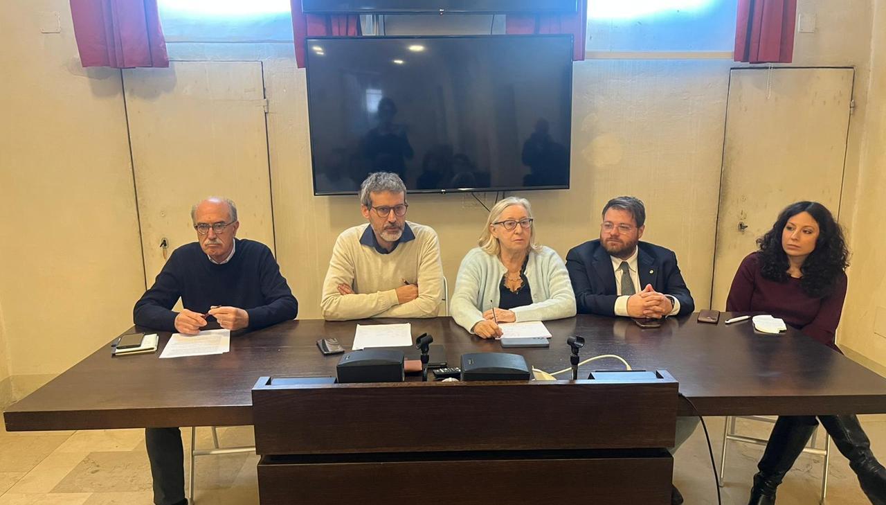 
	La conferenza stampa dei capigruppo Pd, M5S e Avs

