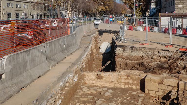 Il cantiere e gli scavi