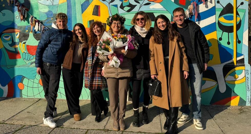 
	Rita&nbsp;Frassineti con i suoi sei figli&nbsp;<br />
	&nbsp;

