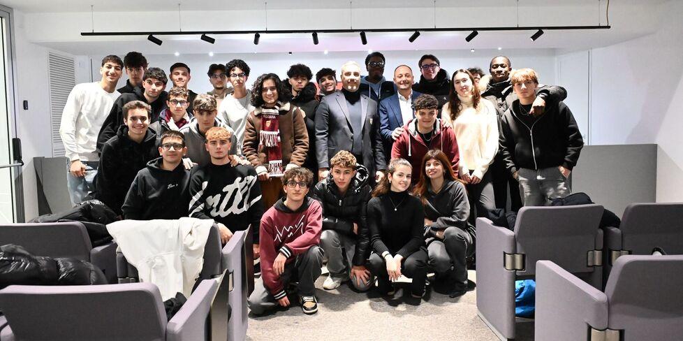 Gli studenti al Mapei con la Gazzetta ospiti della Reggiana