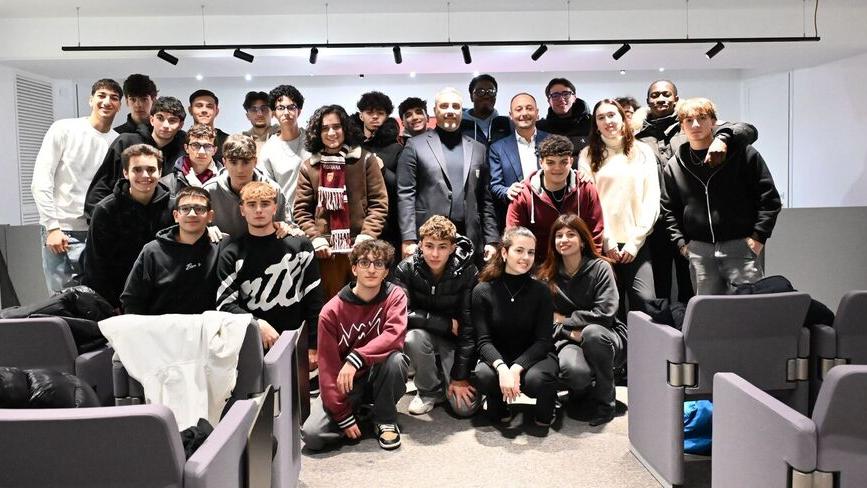 Gli studenti al Mapei con la Gazzetta ospiti della Reggiana