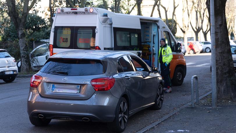 L'intervento dell'ambulanza