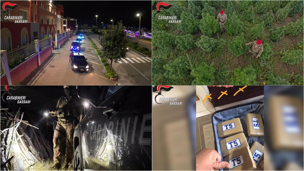 Maxi operazione antidroga in Gallura: 22 arresti – VIDEO