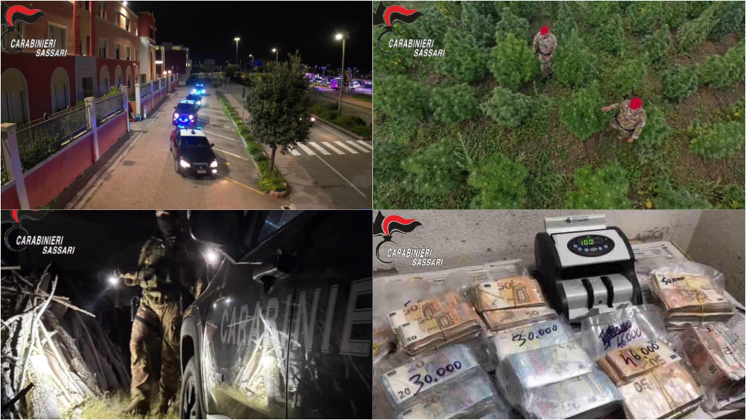 Maxi operazione antidroga in Gallura: 22 arresti – VIDEO