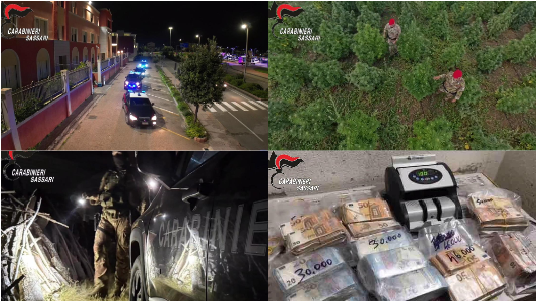 Maxi operazione antidroga in Gallura: 22 arresti – VIDEO